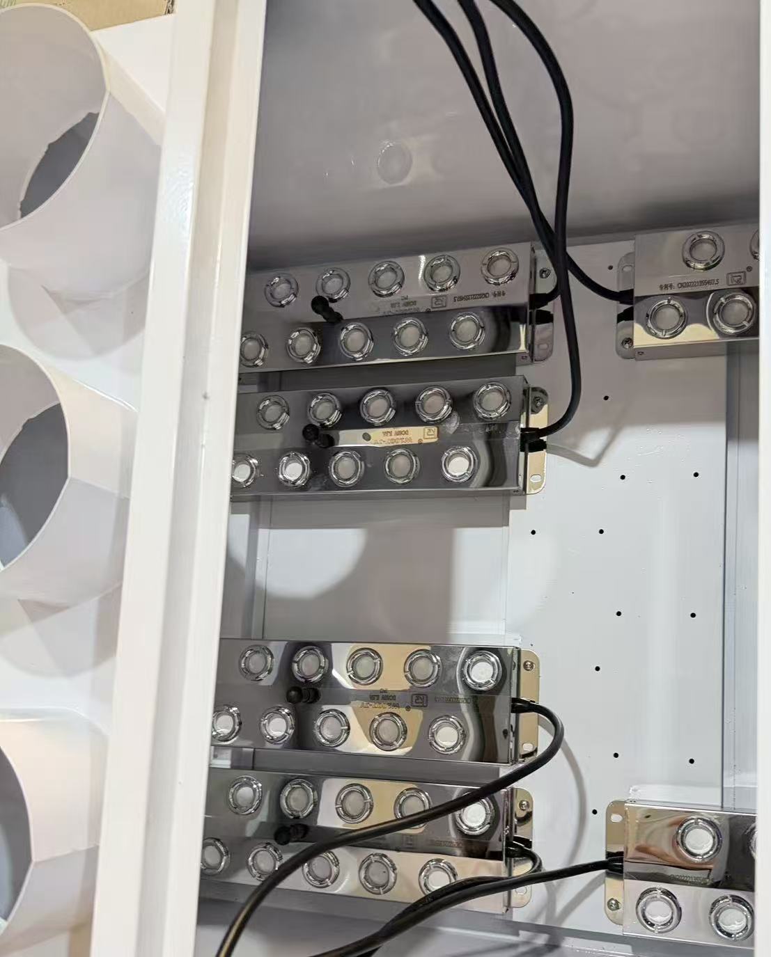 Ultrasonic mist maker modules installed inside OEM humidification equipment