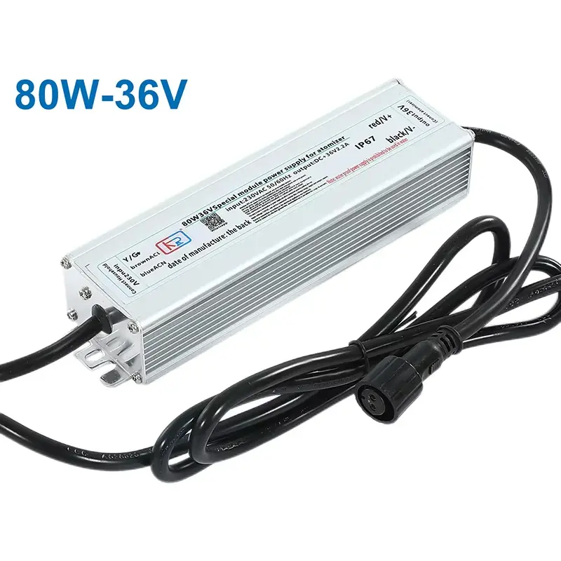 PHIMAXX 80W-36V IP67 waterproof power supply for ultrasonic atomizer modules