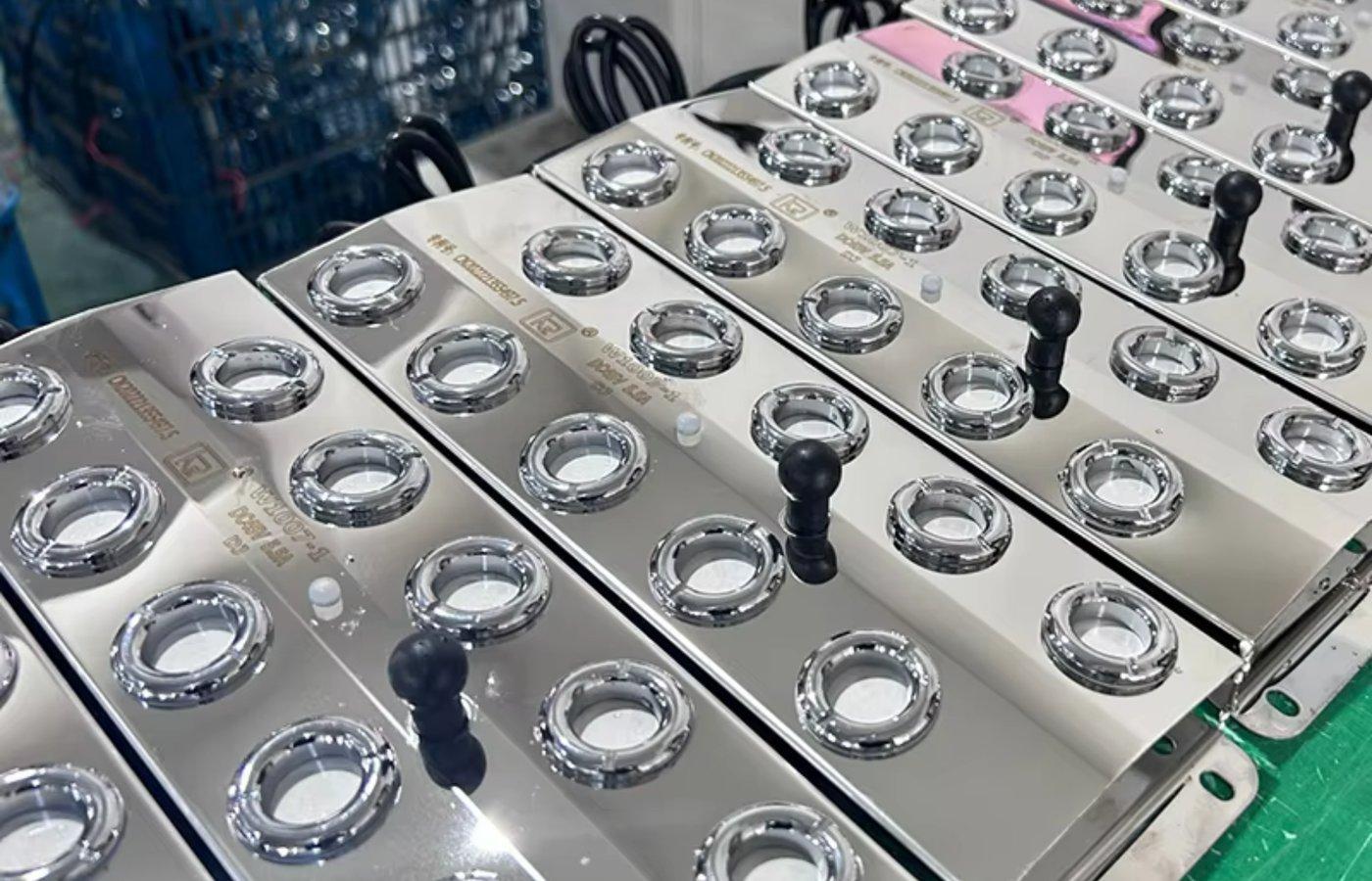 Real ultrasonic atomizing module production line